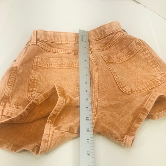 Isabel Maternity Ingrid & Isabel Women's Size 2 Side Panel Brown Carpenter Short - Picture 12 of 16